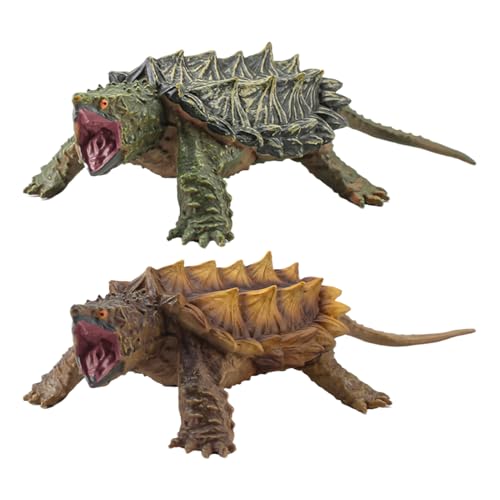Mimoqk Snapping Turtle Figure, Simulated Turtle Model Ornament, Realistic Reptile Decor, Educational Animal Toy, for Kids Boys Girls & Adults, Home Display, Collector Mimoqk Snapping Turtle Figure, Simulated Turtle Model Ornament, Realistic Reptile Decor, Educational Animal Toy, for Kids Boys Girls & Adults, Home Display, Collector von Mimoqk