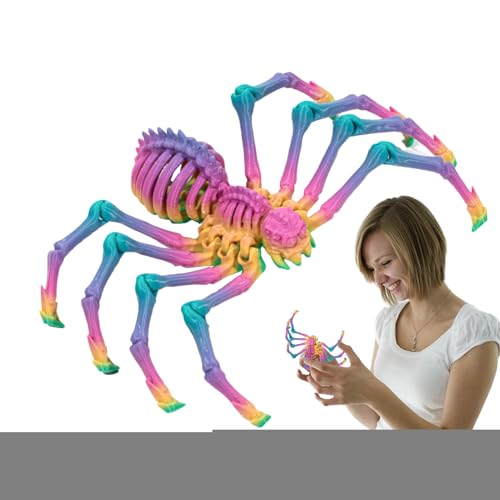 Mimoqk Spider Fidget 3D-Druck, 3D-gedruckte Gelenkspinne | bewegliches Spider Fidget Spielzeug mit beweglichen Gelenken – Executive Office Spielzeug für Erwachsene, Gelenkspinne Mimoqk Spider Fidget 3D-Druck, 3D-gedruckte Gelenkspinne | bewegliches Spider Fidget Spielzeug mit beweglichen Gelenken – Executive Office Spielzeug für Erwachsene, Gelenkspinne von Mimoqk