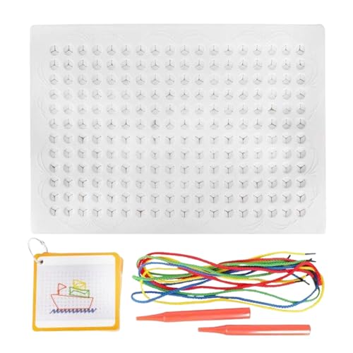 Mimoqk Toddler Lacing Toy, Colorful Sensory Board, Interactive Sewing Activity Toy, Cartoon Patterns, Parent-Child Bonding, ABS Material, 19.7x28cm, Perfect for Early Childhood Development Mimoqk Toddler Lacing Toy, Colorful Sensory Board, Interactive Sewing Activity Toy, Cartoon Patterns, Parent-Child Bonding, ABS Material, 19.7x28cm, Perfect for Early Childhood Development von Mimoqk