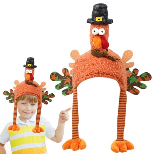 Mimoqk Turkey Hat Kostüm, Chicken Hat Kostüm, Plüsch, Turkey Hat, Long Legs Turkey Hat, Thanksgiving Decorations Hat, Cartoon Turkey Hat, for Thanksgiving Holiday, Family Events Turkey Hat Kostüm, Mimoqk Turkey Hat Kostüm, Chicken Hat Kostüm, Plüsch, Turkey Hat, Long Legs Turkey Hat, Thanksgiving Decorations Hat, Cartoon Turkey Hat, for Thanksgiving Holiday, Family Events Turkey Hat Kostüm, von Mimoqk