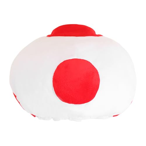 Mushroom Hat, Mushroom Kostüm Zubehör, Fun Dress Up Headwear, Soft Design Role Play and Performance, für Fotografie, Herren, Damen, Kinder Props, 35,6 x 24 cm Mushroom Hat, Mushroom Kostüm Zubehör, Fun Dress Up Headwear, Soft Design Role Play and Performance, für Fotografie, Herren, Damen, Kinder Props, 35,6 x 24 cm von Mimoqk
