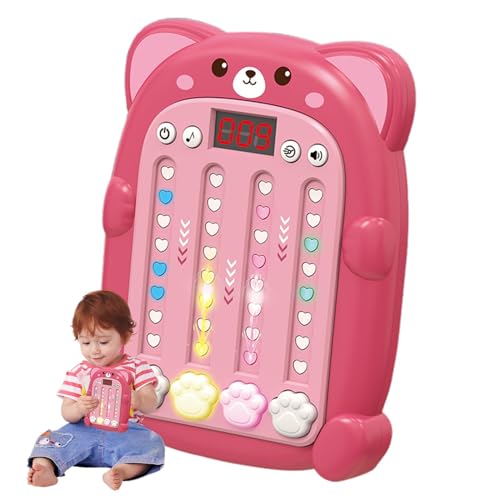 Musik- und Lichtspiel für Kinder, Familienspielmaschine für alle Altersgruppen, Rhythm-Spielzeug, tragbares Musik-Puzzle-Spiel, Kinder, elektronisches Handheldspiel, interaktives Musikspielgerät Musik- und Lichtspiel für Kinder, Familienspielmaschine für alle Altersgruppen, Rhythm-Spielzeug, tragbares Musik-Puzzle-Spiel, Kinder, elektronisches Handheldspiel, interaktives Musikspielgerät von Mimoqk