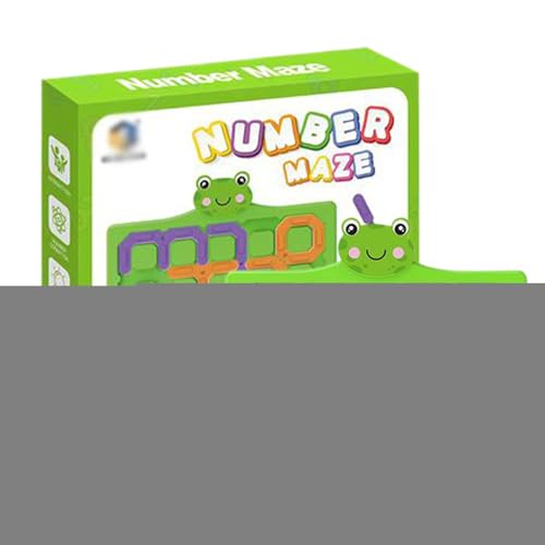 Number Puzzle Game, Maze Learning Toy, Interactive Educational Activity, Skill Building Play Challenge, Hand Eye Koordination for Travel, Playtime, Preschool, School, Home Use von Mimoqk