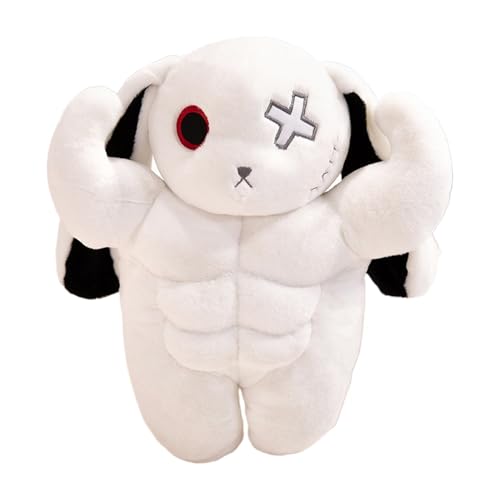 Rabbit Plüsch, Scary Muscle Bunny Toy, Soft Huggable Stuffed Doll, Muscular Design, Throw Pillow for Sofa, Bedside, Car, Kids, Erwachsene, Christmas, Holiday, 29 x 14 x 10 cm Rabbit Plüsch, Scary Muscle Bunny Toy, Soft Huggable Stuffed Doll, Muscular Design, Throw Pillow for Sofa, Bedside, Car, Kids, Erwachsene, Christmas, Holiday, 29 x 14 x 10 cm von Mimoqk