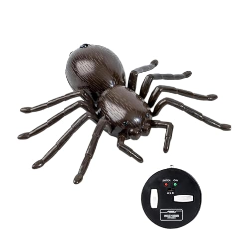 Spinnenspielzeug, realistische Spinne, Plüsch-Spinne, realistisches Halloween-Spielzeug, Rc Spider, ferngesteuerte Spinne mit LED-Augen, Spinnenspielzeug Rc Halloween mit Leuchten, Spinnenroboter für Spinnenspielzeug, realistische Spinne, Plüsch-Spinne, realistisches Halloween-Spielzeug, Rc Spider, ferngesteuerte Spinne mit LED-Augen, Spinnenspielzeug Rc Halloween mit Leuchten, Spinnenroboter für von Mimoqk