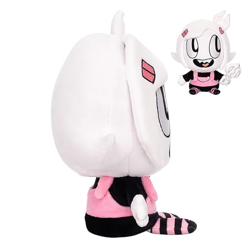 Weiche Puppe, 22,4 cm (22,4 cm), niedliches Plüschtier, große Augen, waschbares interaktives Soft Companion, ideal für Geburtstag, Easter, Pretend Play, Kindergartenspielzeug für Kinder, Frauen von Mimoqk