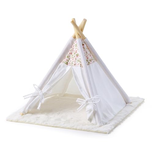 Dollhouse Bettvorhang, 1: 12 Skala Beige Dollhouse Mesh Bett Vorhang, Puppenhaus Schlafzimmerzubehör Möbel (Weiß) von Minamzee