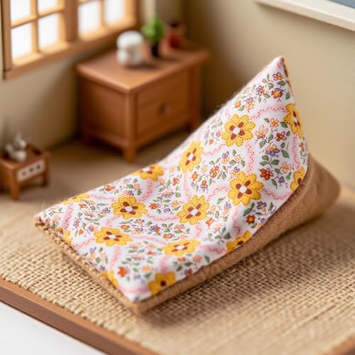 Minamzee 1:12 Puppenhaus Fauler Boden Sofa, Miniatur Bohnensack Stuhl, Mini -Sofa Möbelzubehör für, Wohnzimmer, Schlafzimmer, Strand, Garten (B) von Minamzee