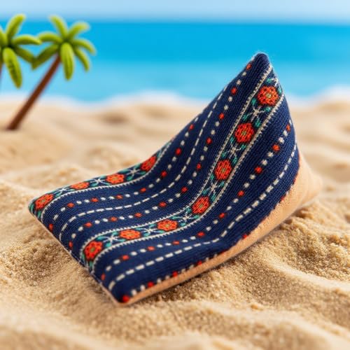 Minamzee 1:12 Puppenhaus Fauler Boden Sofa, Miniatur Bohnensack Stuhl, Mini -Sofa Möbelzubehör für, Wohnzimmer, Schlafzimmer, Strand, Garten (D) von Minamzee