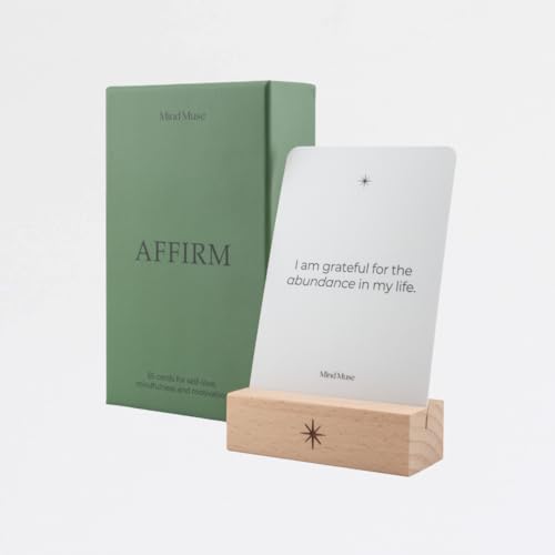 Mind Muse | AFFIRM: Card Deck with 55 Affirmations for self-Love, Mindfulness, and Motivation - Affirmation Cards for Adults as a Gift | English Edition Mind Muse | AFFIRM: Card Deck with 55 Affirmations for self-Love, Mindfulness, and Motivation - Affirmation Cards for Adults as a Gift | English Edition von Mind Muse