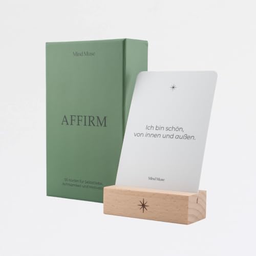 Mind Muse | AFFIRM: Kartendeck mit 55 Affirmationen für mehr Selbstliebe, Achtsamkeit und Motivation - Mindfulness & Mindset - Affirmationskarten für Erwachsene als Geschenk | deutschsprachige Ausgabe Mind Muse | AFFIRM: Kartendeck mit 55 Affirmationen für mehr Selbstliebe, Achtsamkeit und Motivation - Mindfulness & Mindset - Affirmationskarten für Erwachsene als Geschenk | deutschsprachige Ausgabe von Mind Muse