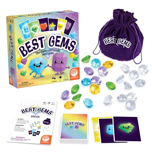 MindWare Best Gems Familienspiel ab 5 Jahren – Kombiniere riesige Edelsteine, um Punkte zu verdienen, 2 bis 4 Spieler MindWare Best Gems Familienspiel ab 5 Jahren – Kombiniere riesige Edelsteine, um Punkte zu verdienen, 2 bis 4 Spieler von MindWare