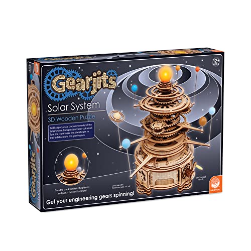 MindWare Gearjits Sonnensystem – 3D-Baupuzzle aus Holz für Teenager & Erwachsene – DIY Sonnensystem Modell – Spaß auch für Eltern – Tolles Dampf-Geschenk für Kinder ab 12 Jahren MindWare Gearjits Sonnensystem – 3D-Baupuzzle aus Holz für Teenager & Erwachsene – DIY Sonnensystem Modell – Spaß auch für Eltern – Tolles Dampf-Geschenk für Kinder ab 12 Jahren von MindWare