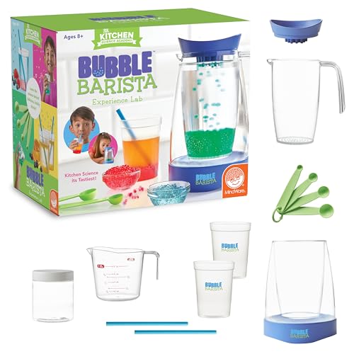 MindWare Kitchen Science Academy Bubble Barista Kit – Innovatives Getränkeherstellungs-Set, das sprudelnde Magie mit Küchenwissenschaft kombiniert – Chemie-Set für Kinder ab 8 Jahren MindWare Kitchen Science Academy Bubble Barista Kit – Innovatives Getränkeherstellungs-Set, das sprudelnde Magie mit Küchenwissenschaft kombiniert – Chemie-Set für Kinder ab 8 Jahren von MindWare