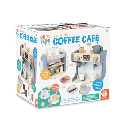 MindWare Oh So Fun! Rise & Shine Kaffee-Café und Kinder-Teeset für Kinder ab 3 Jahren von MindWare
