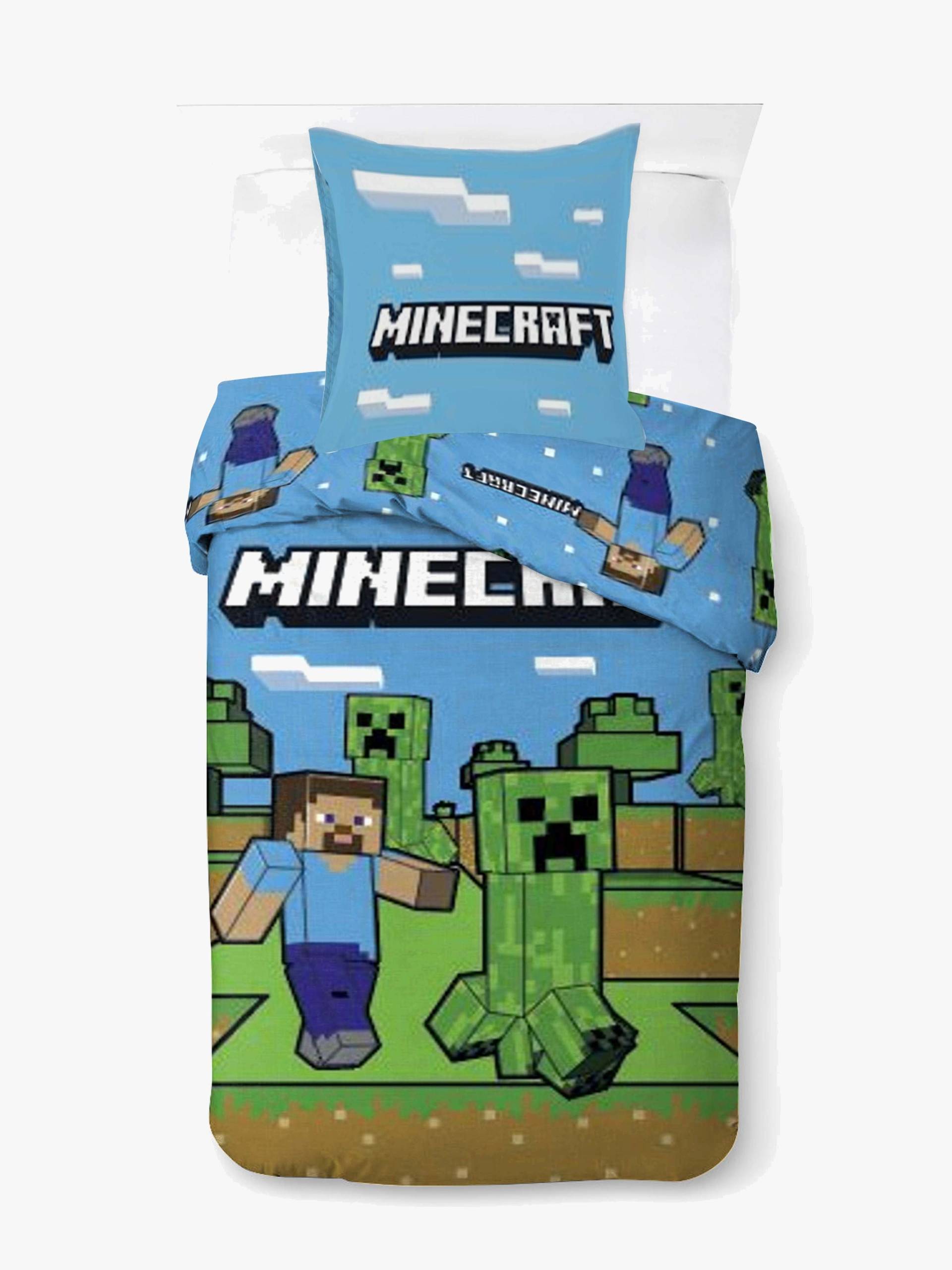 Minecraft Bettwäsche 150 x 210, Pixel Stride von Minecraft