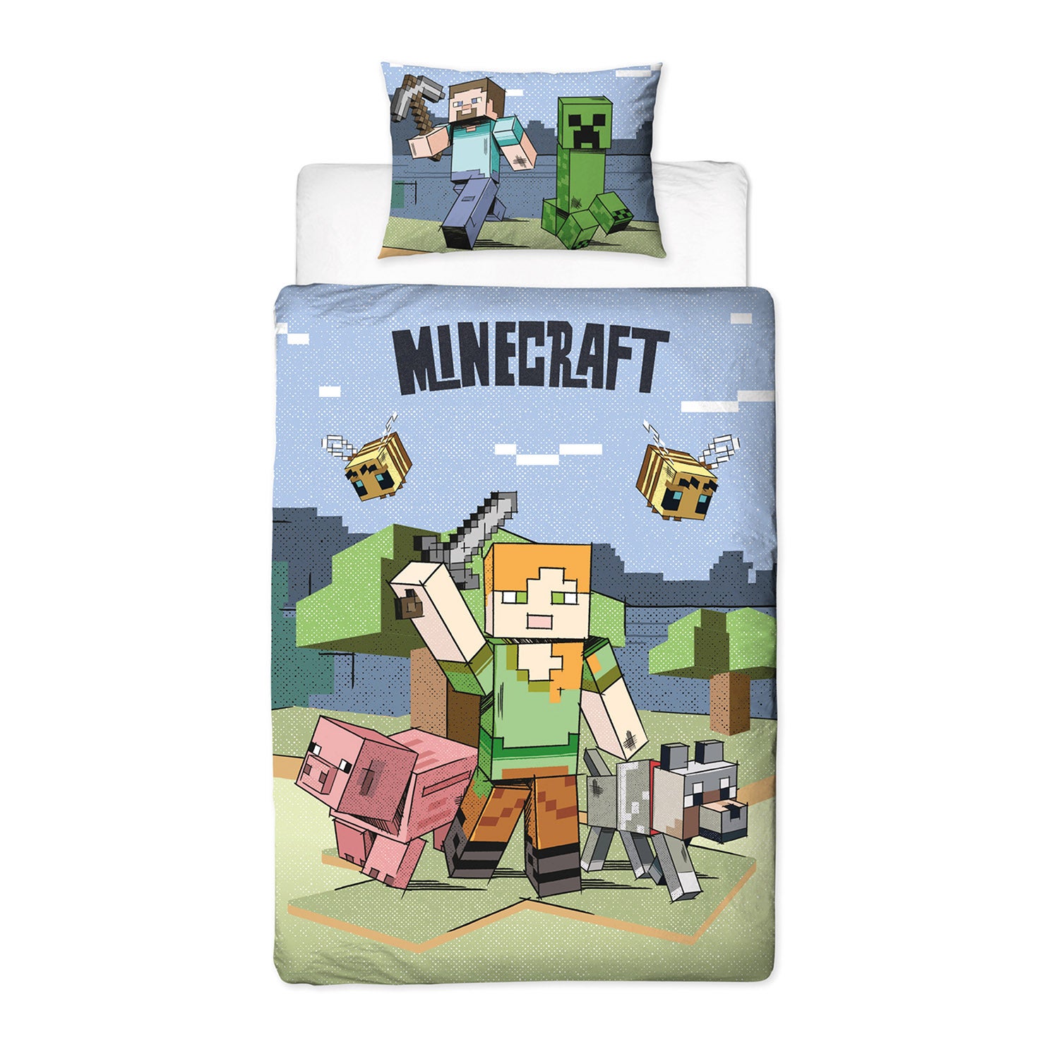 Minecraft Bettwäsche-Set 150x210 cm Minecraft Bettwäsche-Set 150x210 cm von Minecraft