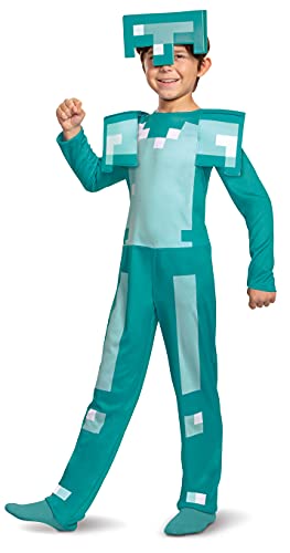 Minecraft Disguise Offizielles Kostüm Kinder Jungen Armour Kostüm Karneval Kostüm Faschingskostüme Kinder L von Disguise