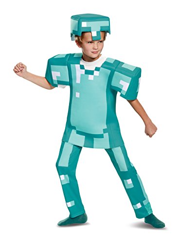 Minecraft DISK65662G Diamantenrüstung Kostum fur Kider, Jungen, Diamant, L Minecraft DISK65662G Diamantenrüstung Kostum fur Kider, Jungen, Diamant, L von Disguise