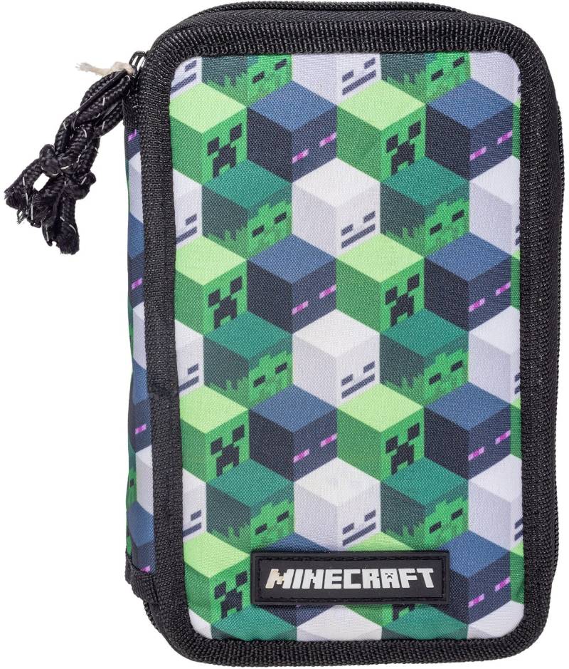 Minecraft Doppel-Federmäppchen, Lila von Minecraft