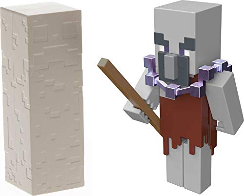 Minecraft Dungeons 3.25-in Collectible Battle Figure and Accessories, Based on Video Game, Imaginative Story Play Gift for Boys and Girls Age 6 and Older, GTT61, Mehrfarbig von Minecraft