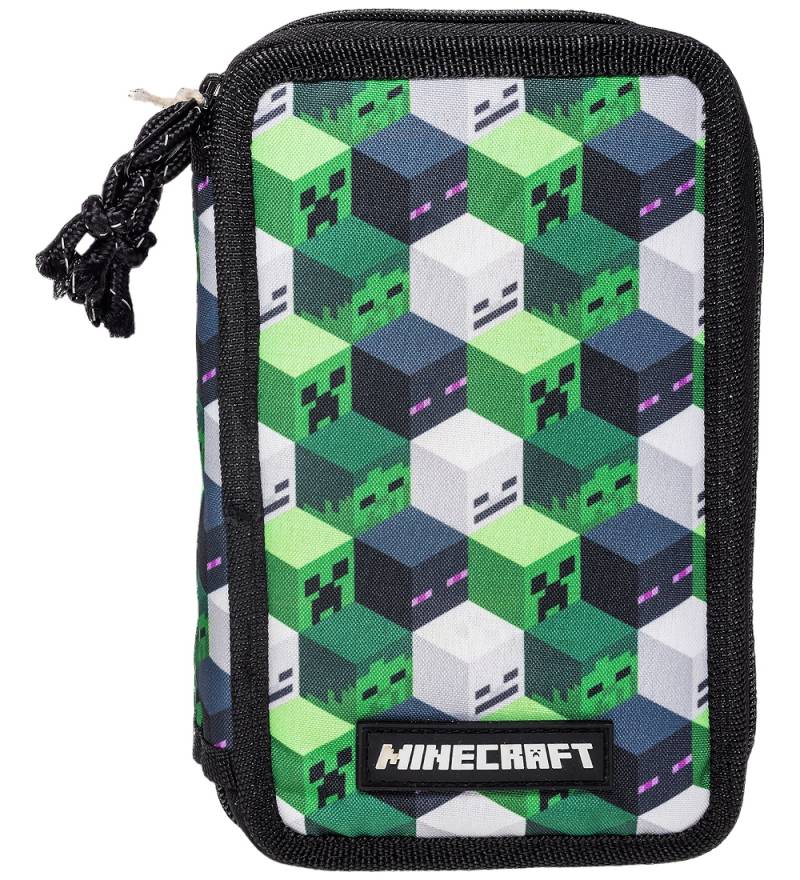 Minecraft Federmäppchen m. Inhalt - Grün/Schwarz - Minecraft - One Size - Federmäppchen Minecraft Federmäppchen m. Inhalt - Grün/Schwarz - Minecraft - One Size - Federmäppchen von Minecraft