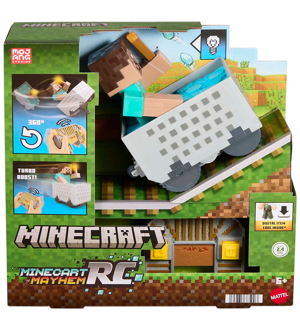 Minecraft Ferngesteuert Auto - RC Steve m. Minecraft Wagen - Minecraft - One Size - Autos Minecraft Ferngesteuert Auto - RC Steve m. Minecraft Wagen - Minecraft - One Size - Autos von Minecraft
