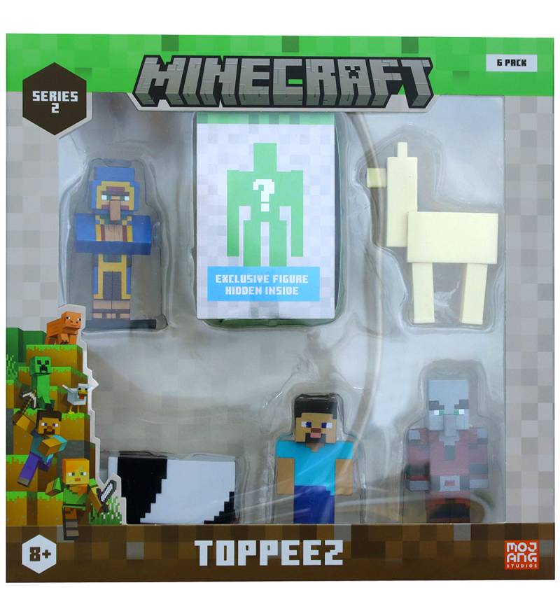Minecraft Figuren - 3D - 6 cm - 6er-Pack - Deluxe - Gemischt - Minecraft - One Size - Spielzeugfiguren Minecraft Figuren - 3D - 6 cm - 6er-Pack - Deluxe - Gemischt - Minecraft - One Size - Spielzeugfiguren von Minecraft