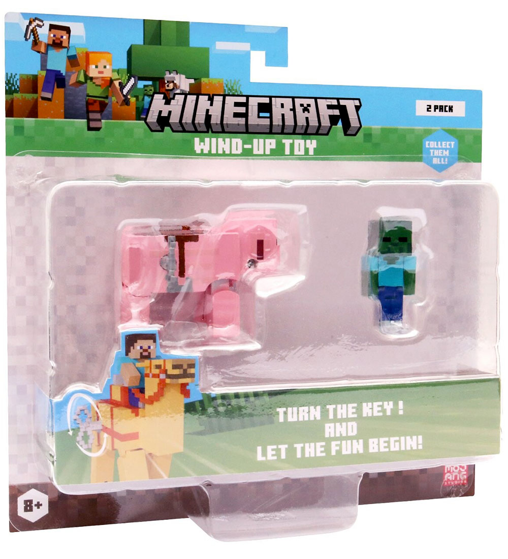 Minecraft Figuren - 3D-Aufziehspielzeug - 2er-Pack - Gemischt - Minecraft - One Size - Spielzeugfiguren Minecraft Figuren - 3D-Aufziehspielzeug - 2er-Pack - Gemischt - Minecraft - One Size - Spielzeugfiguren von Minecraft