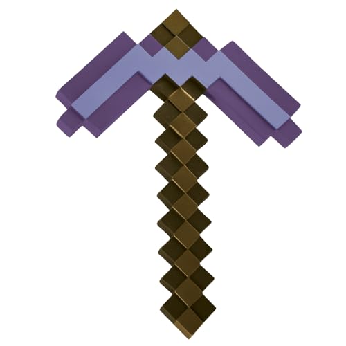 Minecraft Verzauberte Spitzhacke, Schwert-Accessoire von Disguise, hochwertiges Halloween-Accessoire für Kinder, perfekt für Karneval und als Geschenk von Minecraft