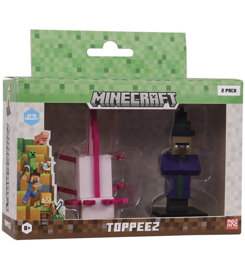 Minecraft Spielfiguren - 3D - 2er-Pack - Axolotl/Hexe - Minecraft - One Size - Spielzeugfiguren Minecraft Spielfiguren - 3D - 2er-Pack - Axolotl/Hexe - Minecraft - One Size - Spielzeugfiguren von Minecraft