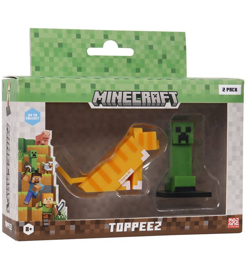 Minecraft Spielfiguren - 3D - 2er-Pack - CAT/Creeper - Minecraft - One Size - Spielzeugfiguren Minecraft Spielfiguren - 3D - 2er-Pack - CAT/Creeper - Minecraft - One Size - Spielzeugfiguren von Minecraft