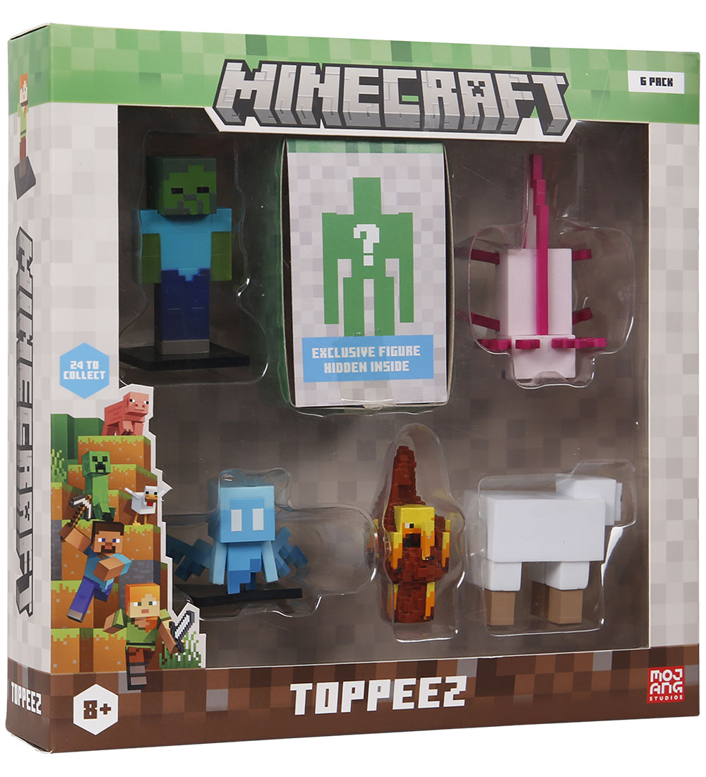 Minecraft Spielfiguren - 3D - 6er-Pack - Minecraft - One Size - Spielzeugfiguren Minecraft Spielfiguren - 3D - 6er-Pack - Minecraft - One Size - Spielzeugfiguren von Minecraft
