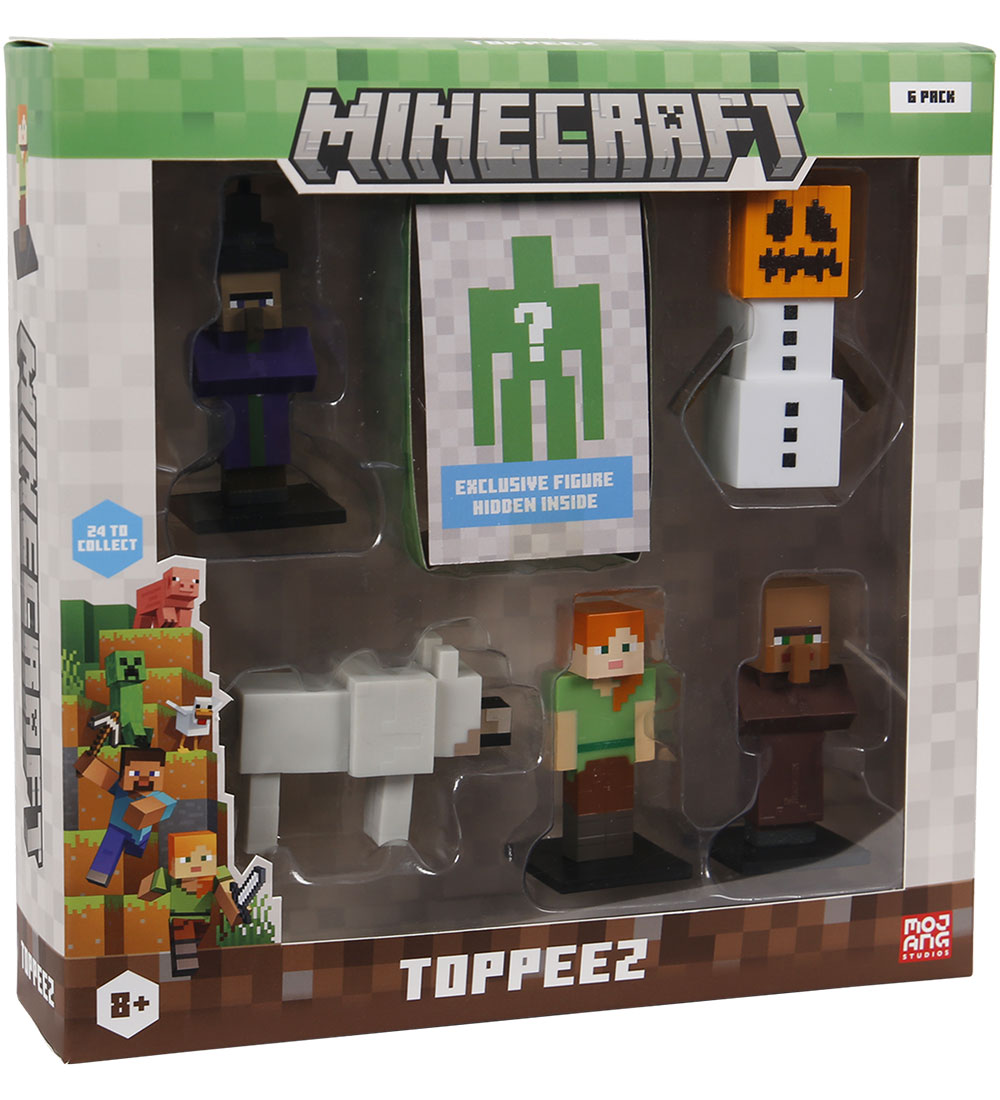 Minecraft Spielfiguren - 3D - 6er-Pack - Minecraft - One Size - Spielzeugfiguren Minecraft Spielfiguren - 3D - 6er-Pack - Minecraft - One Size - Spielzeugfiguren von Minecraft
