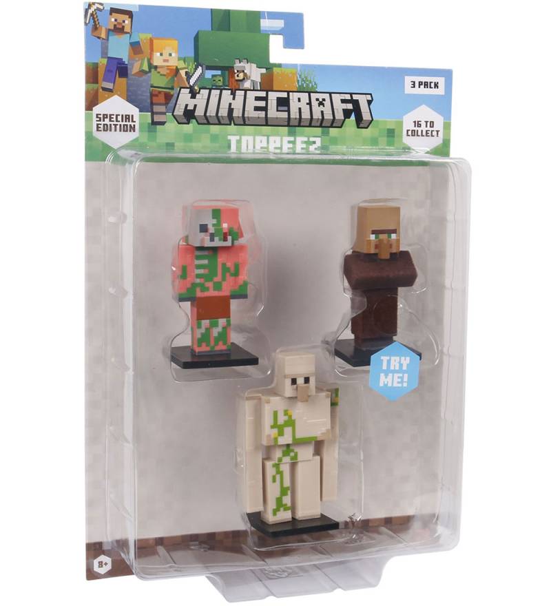 Minecraft Spielfiguren - 3D Sonderedition - 3er-Pack - Minecraft - One Size - Spielzeugfiguren Minecraft Spielfiguren - 3D Sonderedition - 3er-Pack - Minecraft - One Size - Spielzeugfiguren von Minecraft