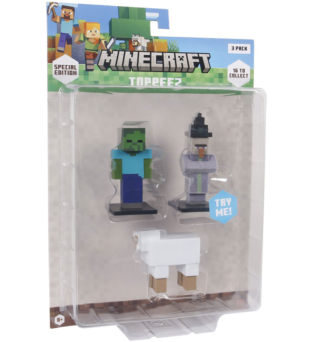 Minecraft Spielfiguren - 3D Sonderedition - 3er-Pack - Minecraft - One Size - Spielzeugfiguren Minecraft Spielfiguren - 3D Sonderedition - 3er-Pack - Minecraft - One Size - Spielzeugfiguren von Minecraft