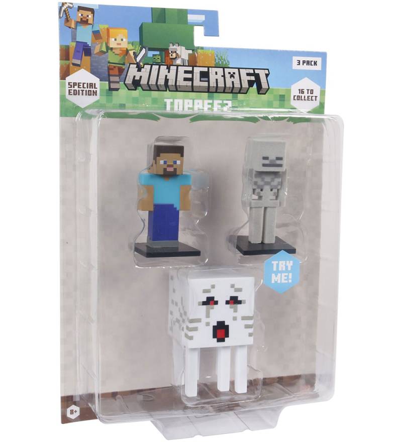 Minecraft Spielfiguren - 3D Sonderedition - 3er-Pack - Minecraft - One Size - Spielzeugfiguren Minecraft Spielfiguren - 3D Sonderedition - 3er-Pack - Minecraft - One Size - Spielzeugfiguren von Minecraft