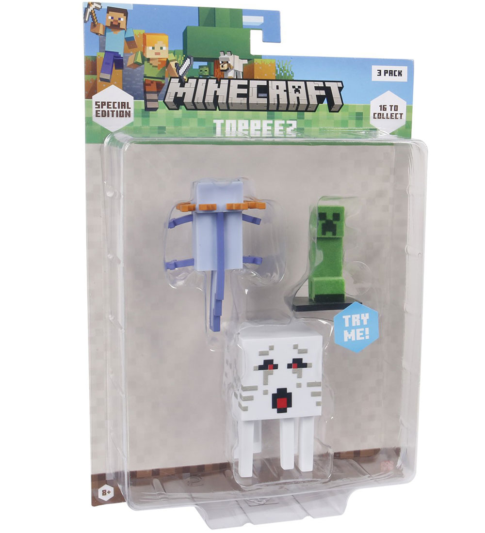 Minecraft Spielfiguren - 3D Sonderedition - 3er-Pack - Minecraft - One Size - Spielzeugfiguren Minecraft Spielfiguren - 3D Sonderedition - 3er-Pack - Minecraft - One Size - Spielzeugfiguren von Minecraft