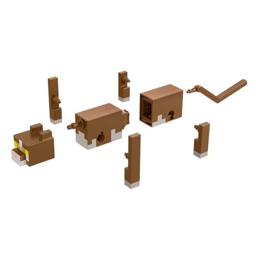 Minecraft Vanille Actionfigur Waffen Sie Ihre Figur Large Getigerte Katze für Kinder ab 6 Jahren, Mehrfarbig von Minecraft