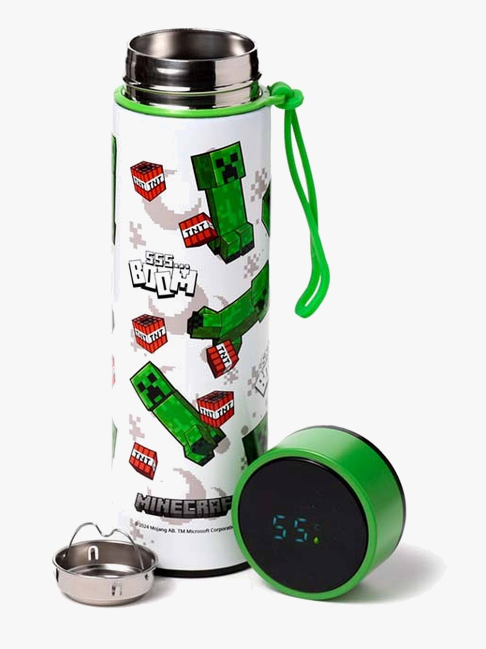 Minecraft Warm & Kalt Digitalthermometer Isolierflasche 450 ml, SSS…BOOM Minecraft Warm & Kalt Digitalthermometer Isolierflasche 450 ml, SSS…BOOM von Minecraft