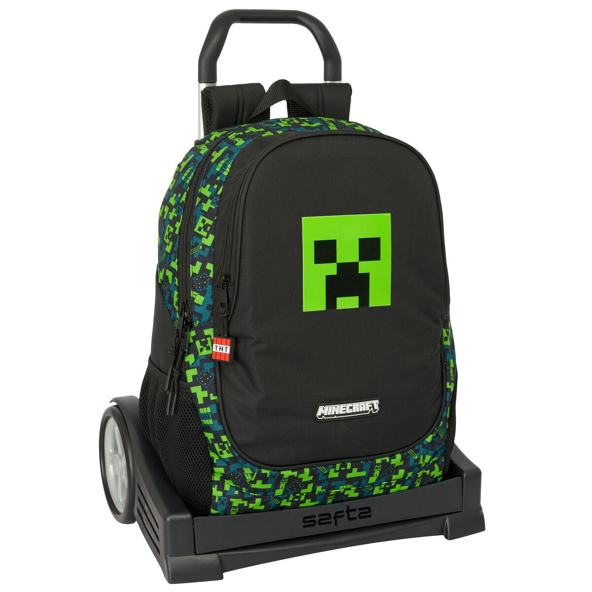 Schulrucksack mit Rädern Minecraft Tnt Bunt 32 x 44 x 16 cm von Minecraft