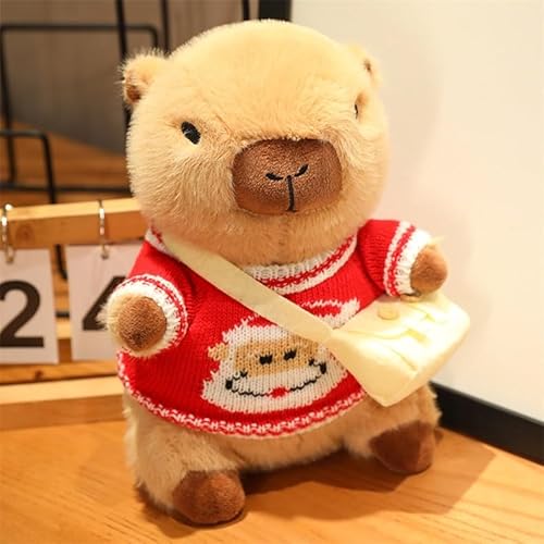 Mineup 13PCS Capybara Plüschtier, Niedliche Capybara Kuscheltier, Capybara Plushie Puppen Mit Kleidung Tasche Hut, Capybara Plushie, Simulation Tier Capybara Puppen für Geburtstagsgeschenk Weihnachten Mineup 13PCS Capybara Plüschtier, Niedliche Capybara Kuscheltier, Capybara Plushie Puppen Mit Kleidung Tasche Hut, Capybara Plushie, Simulation Tier Capybara Puppen für Geburtstagsgeschenk Weihnachten von Mineup