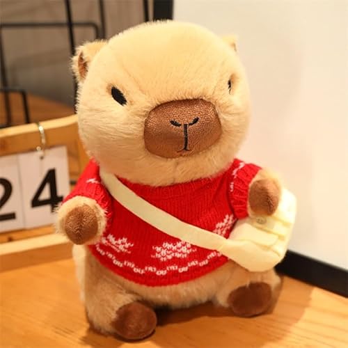 Mineup 23cm Capybara Plüschtier, 14PCS Niedliche Capybara Kuscheltier, Capybara Plushie Puppen Mit Kleidung Tasche Hut, Capybara Plushie, Simulation Tier Capybara Puppen für Geburtstagsgeschenk Mineup 23cm Capybara Plüschtier, 14PCS Niedliche Capybara Kuscheltier, Capybara Plushie Puppen Mit Kleidung Tasche Hut, Capybara Plushie, Simulation Tier Capybara Puppen für Geburtstagsgeschenk von Mineup