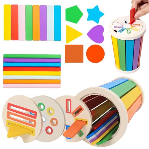 Mineup Montessori Spielzeug ab 1 Jahr, Holz Farbe Form Sortierspielzeug, Holzspielzeug Steckspiel ab 2, Kinder Montessori Spielzeug ab 1 2 3 Jahre Jungen Mädchen,Geschenke für Kinder Mineup Montessori Spielzeug ab 1 Jahr, Holz Farbe Form Sortierspielzeug, Holzspielzeug Steckspiel ab 2, Kinder Montessori Spielzeug ab 1 2 3 Jahre Jungen Mädchen,Geschenke für Kinder von Mineup