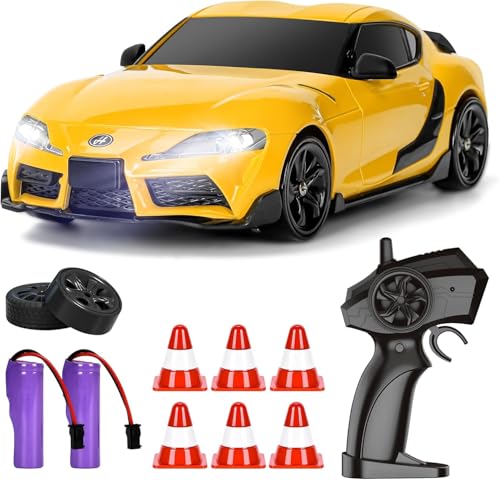 Mineup RC Drift Car, 1:24 Ferngesteuertes Auto, 18km/h 4WD RC Cars Spielzeug, 2,4Ghz Spielzeugauto, RC Auto mit Fernbedienung, Spielzeug Rennauto mit LED-Licht für Ab 5 6 7 8 + Jahre Kinder Erwachsene Mineup RC Drift Car, 1:24 Ferngesteuertes Auto, 18km/h 4WD RC Cars Spielzeug, 2,4Ghz Spielzeugauto, RC Auto mit Fernbedienung, Spielzeug Rennauto mit LED-Licht für Ab 5 6 7 8 + Jahre Kinder Erwachsene von Mineup