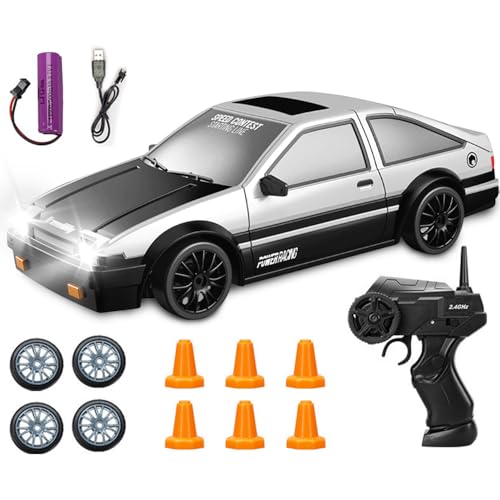Mineup RC Drift Car, 1:24 Ferngesteuertes Auto, 20km/h 2,4Ghz RC Cars Spielzeug, Spielzeugauto, 4WD RC Auto Mit Fernbedienung, Spielzeug Rennauto Mit LED-Licht für Ab 5 6 7 8 + Jahre Kinder Erwachsene Mineup RC Drift Car, 1:24 Ferngesteuertes Auto, 20km/h 2,4Ghz RC Cars Spielzeug, Spielzeugauto, 4WD RC Auto Mit Fernbedienung, Spielzeug Rennauto Mit LED-Licht für Ab 5 6 7 8 + Jahre Kinder Erwachsene von Mineup