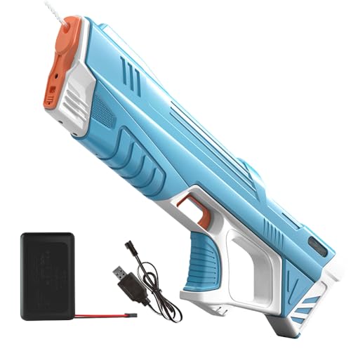 Mineup Wasserpistole Elektrisch Mit Wasseraufnahme, Automatische Elektrische Wasserpistole, Automatische Wasserspritzpistole Für Erwachsene Kinder, Wasserpistole Spielzeug Für Sommer Draussen Pool von Mineup