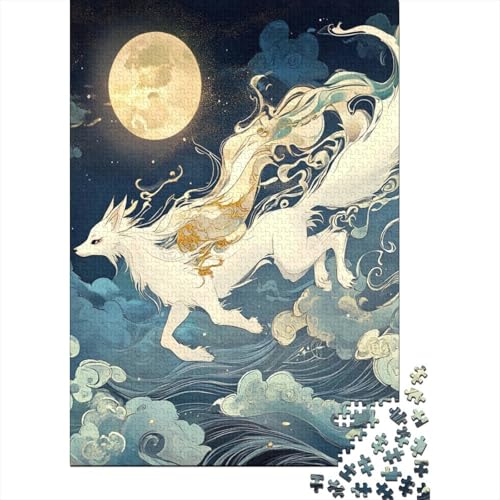 Fuchs Puzzle 1000 Teile Schwer Puzzle Spielzeug Pädagogisches Spiel Impossible Herausforderung Spielzeug Für Erwachsene Kinder 1000pcs (75x50cm) von MingSheng