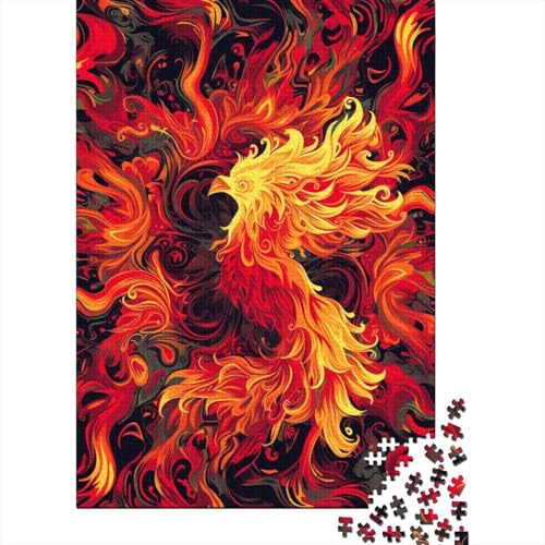 Phoenix Puzzle 1000 Teile Schwer Puzzle Spielzeug Pädagogisches Spiel Impossible Herausforderung Spielzeug Für Erwachsene Und Kinder Ab 12 Jahren 1000pcs (75x50cm) von MingSheng