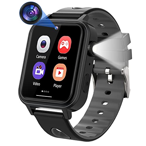 Mingfuxin Kinder Spiele Smartwatch, Smart Watch für Kinder mit Touchscreen, 18 Spieles, Kamera, Schrittzähler, Wecker, MP3-Musikplayer für Kinder, Jungen, Mädchen, Weihnachten, Geburtstag(Schwarz) Mingfuxin Kinder Spiele Smartwatch, Smart Watch für Kinder mit Touchscreen, 18 Spieles, Kamera, Schrittzähler, Wecker, MP3-Musikplayer für Kinder, Jungen, Mädchen, Weihnachten, Geburtstag(Schwarz) von Mingfuxin
